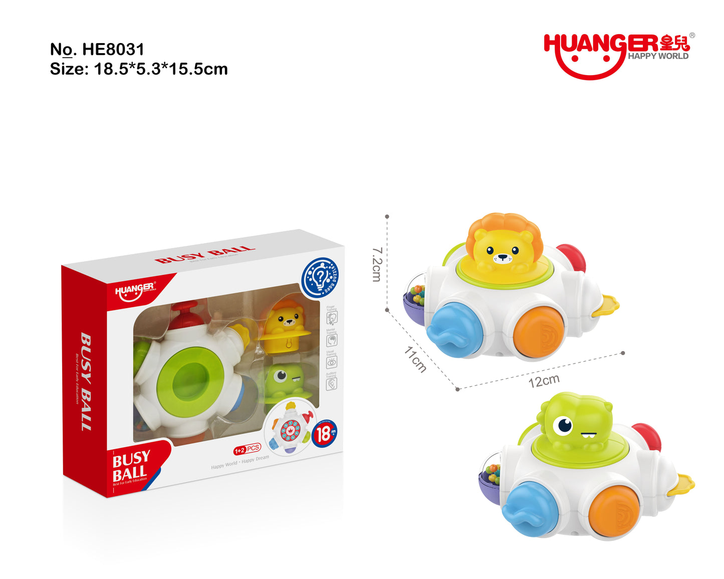 Juego didáctico Pop Up de bolsillo para estimular el desarrollo de tu bebé - Pegland