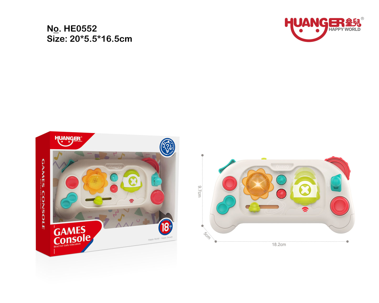 Joystick de juguete para estimular el desarrollo de tu bebé - Pegland