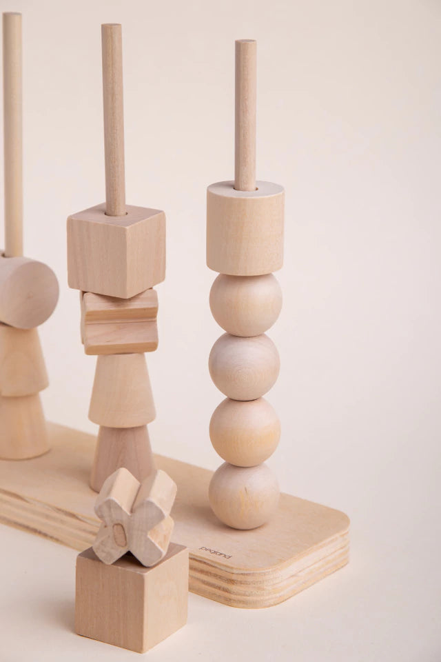 Ábaco en madera para aprender y jugar - Pegland