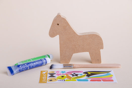 Kit crear animales en madera MDF para jugar y pintar - Pegland