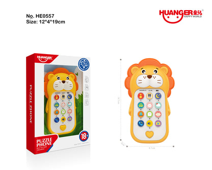 Celular de juguete musical para estimular el desarrollo de tu bebé - Pegland