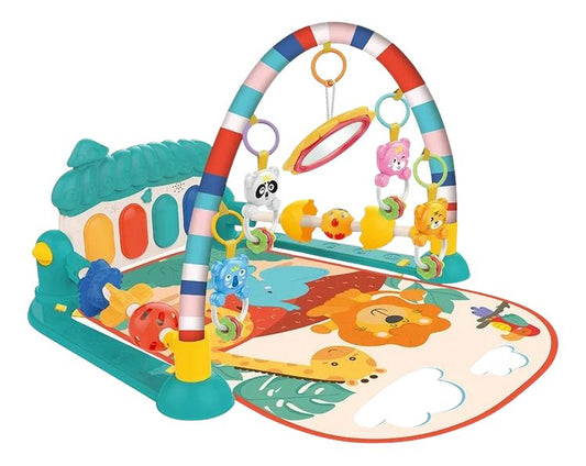 Gimnasio para bebés musical multicolor para estimular el desarrollo tu bebé - Pegland