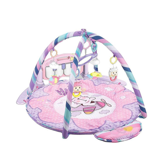 Piano gimnasio multicolor o rosa para estimular el desarrollo de tu bebé - Pegland