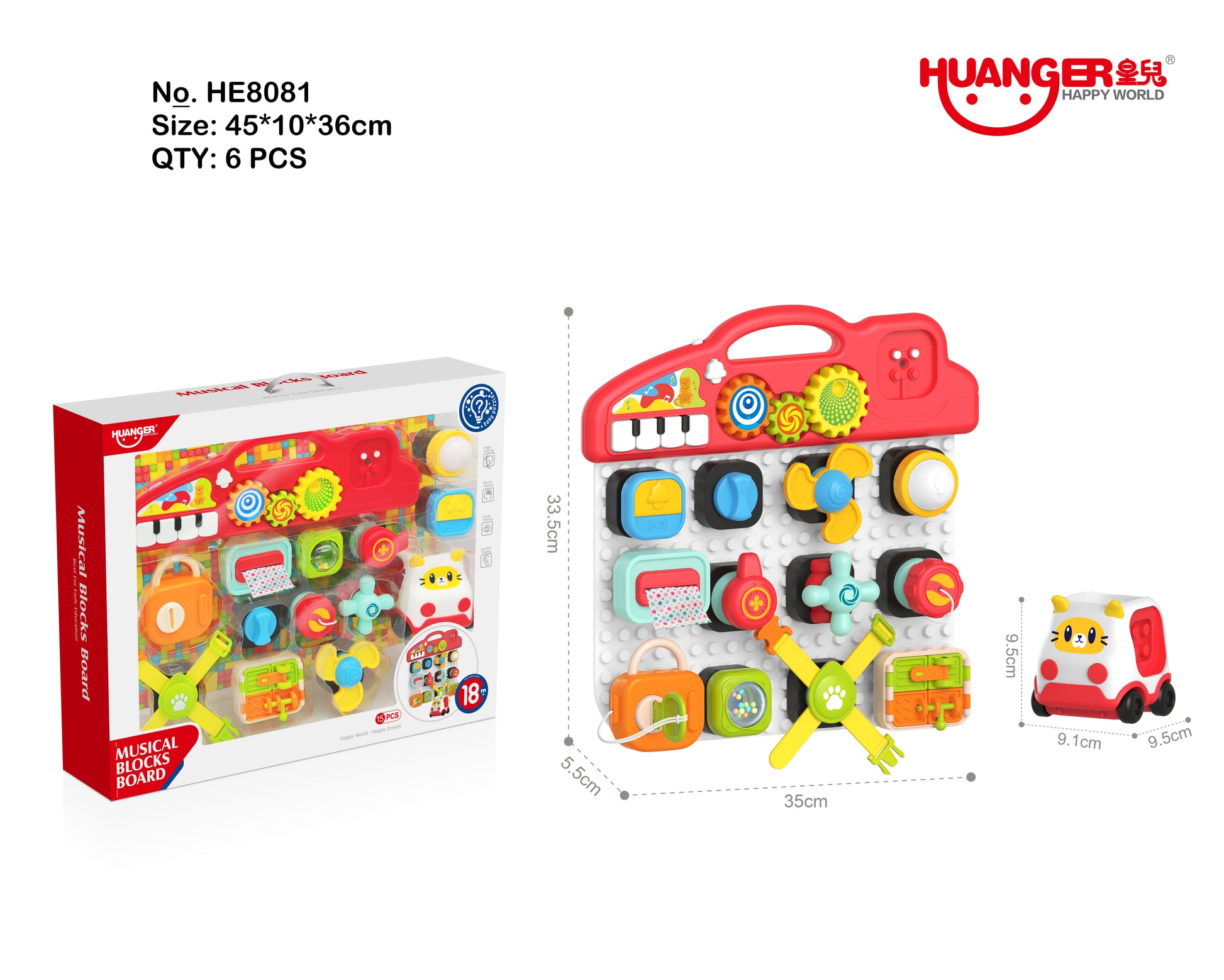 Tablero de actividades para estimular el desarrollo de tu bebé - Pegland