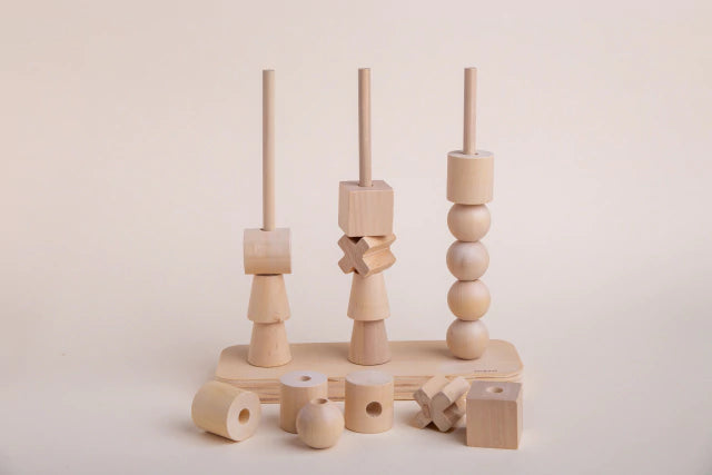 Ábaco en madera para aprender y jugar - Pegland