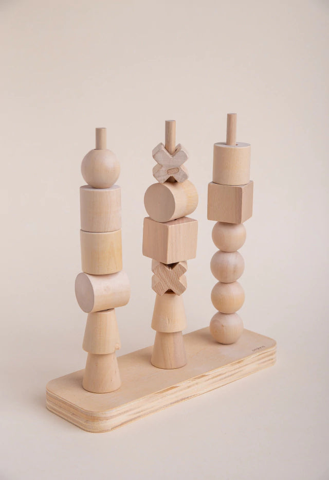 Ábaco en madera para aprender y jugar - Pegland