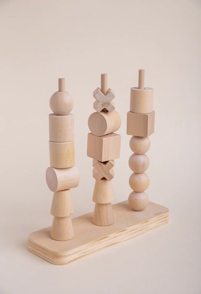 Ábaco en madera para aprender y jugar - Pegland