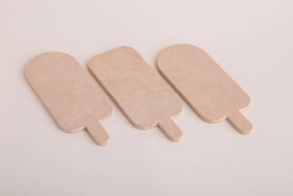 Caja crear heladitos en madera mdf para jugar y pintar - Pegland