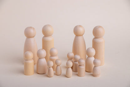 Kit constelación sin ojos en madera maciza palo blanco para jugar y constelar - Pegland