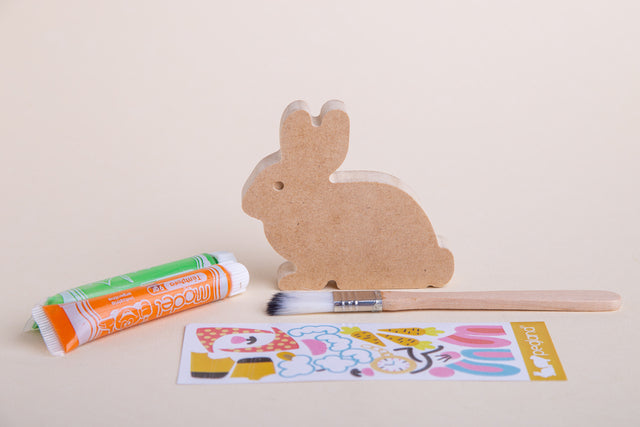 Kit crear animales en madera MDF para jugar y pintar - Pegland
