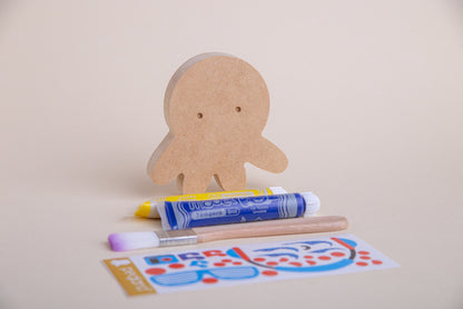 Kit crear animales en madera MDF para jugar y pintar - Pegland