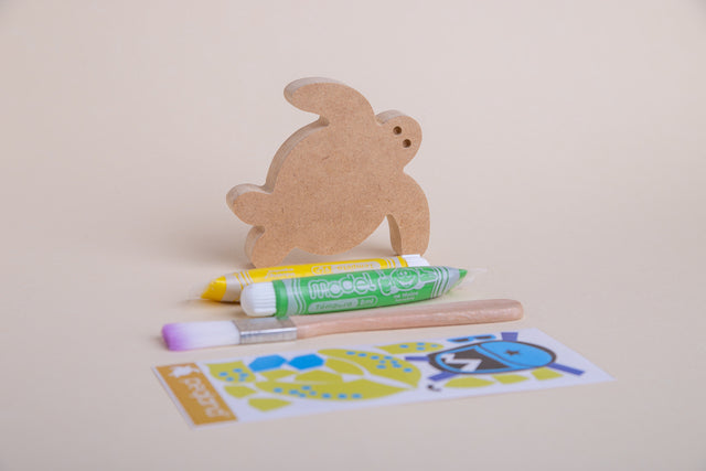 Kit crear animales en madera MDF para jugar y pintar - Pegland