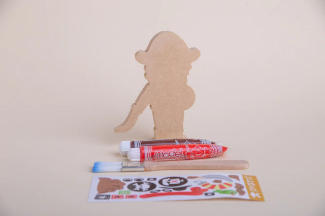 Kit crear piratas y sirenas en madera MDF para jugar y pintar - Pegland
